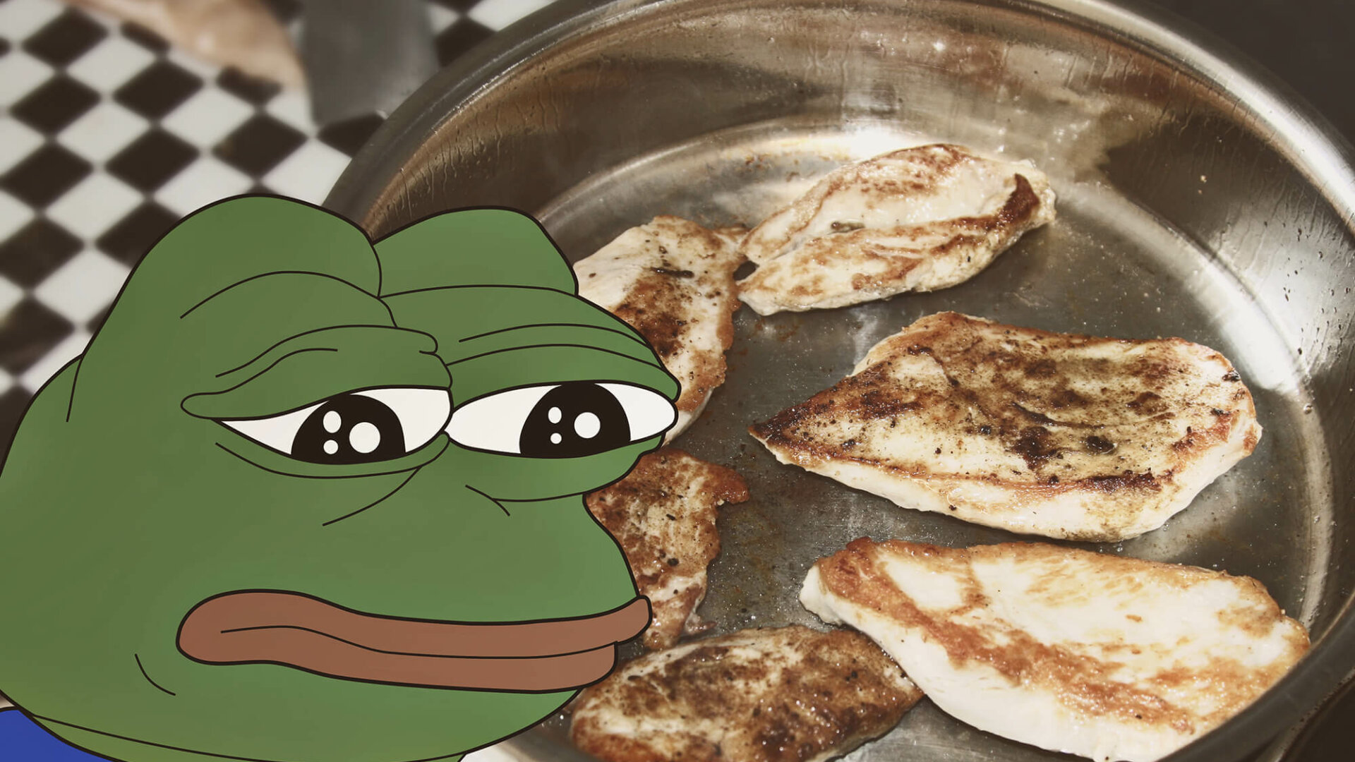 Plain Chicken and Pepe