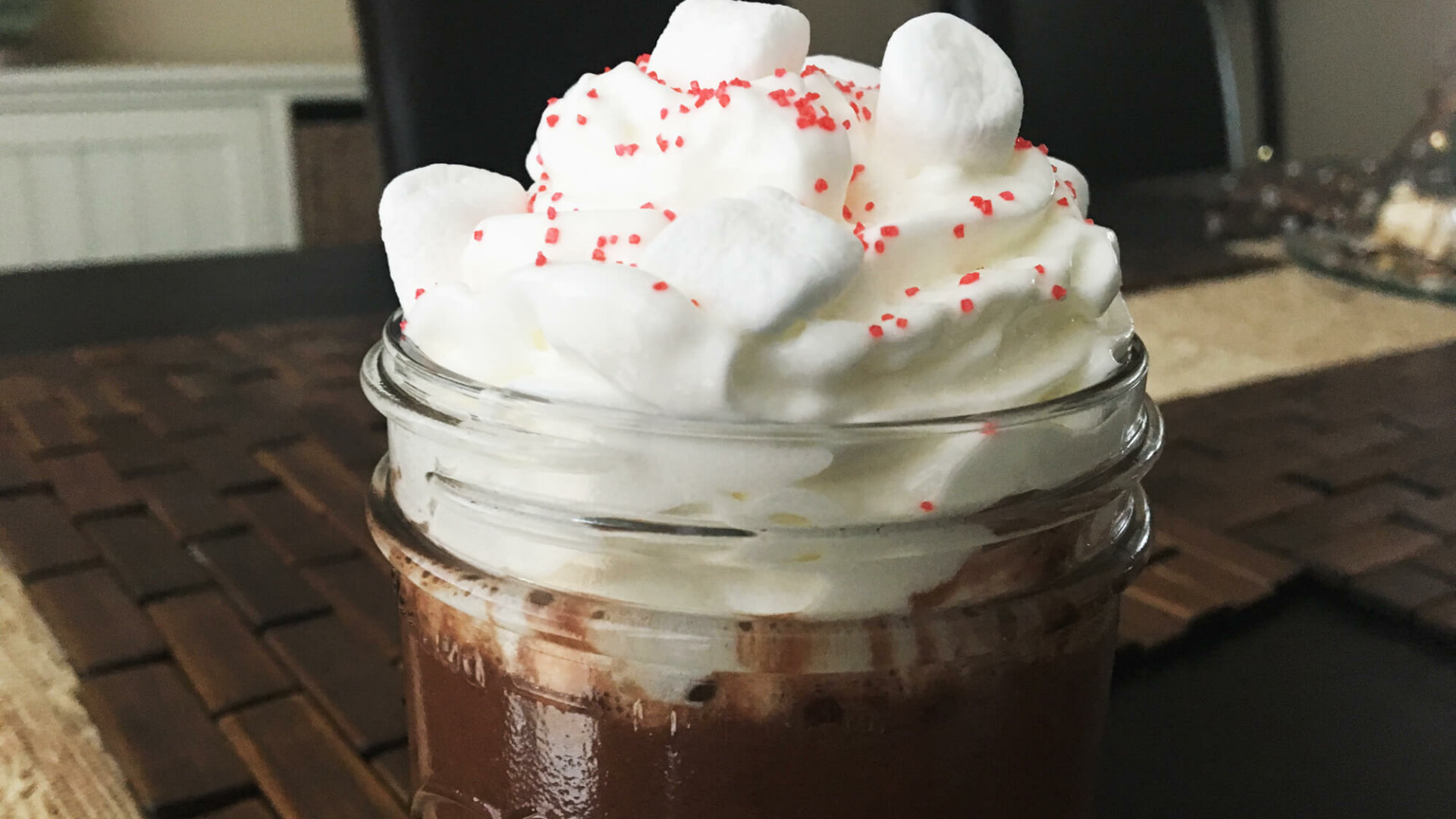 Pumped-Up Peppermint Hot Chocolate