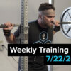 Weekly Training Log 7/22/2018