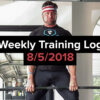 Weekly Training Log 8/05/2018