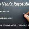 New Year's Resolutions