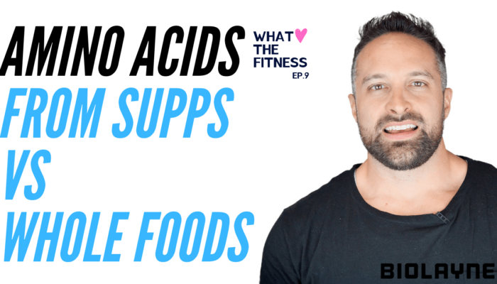 Amino Acids From Supps VS Whole foods