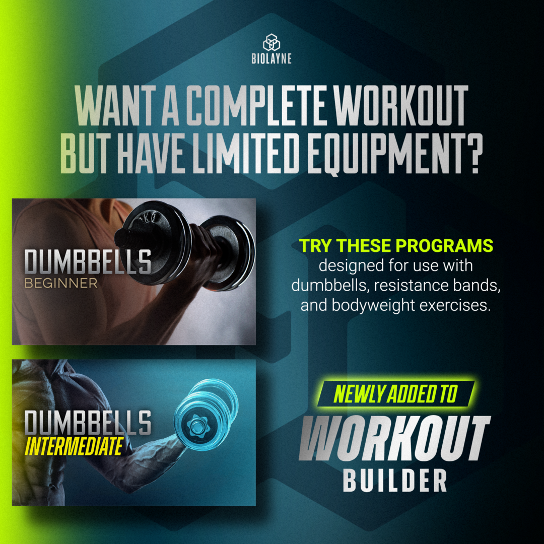 Looking for a full workout program with limited equipment?