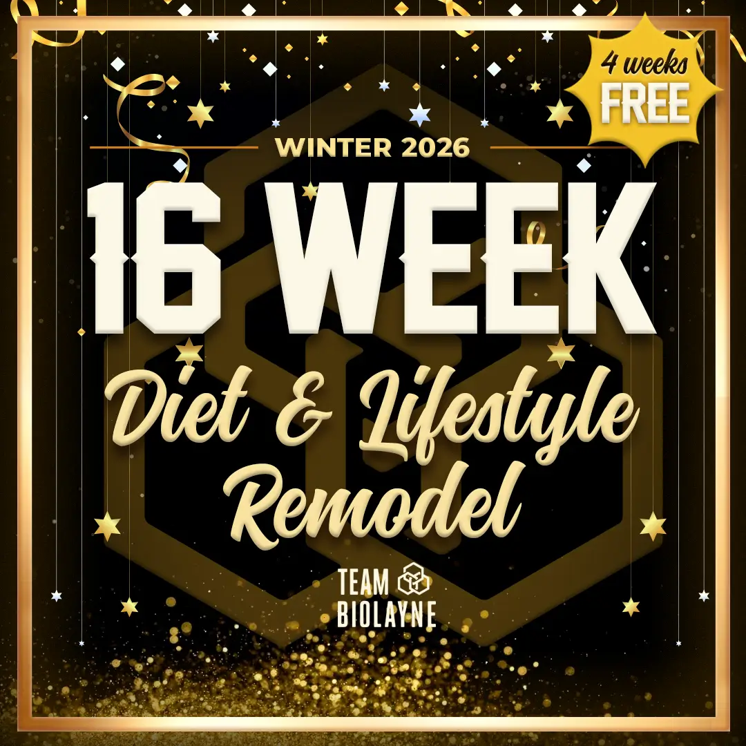 16 Week Diet and Lifestyle Remodel