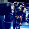 man doing lat pulldowns