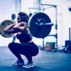 woman doing front squat