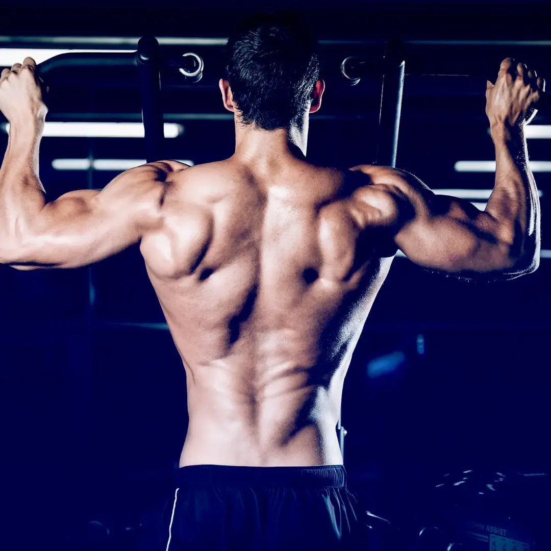 Man doing a pullup