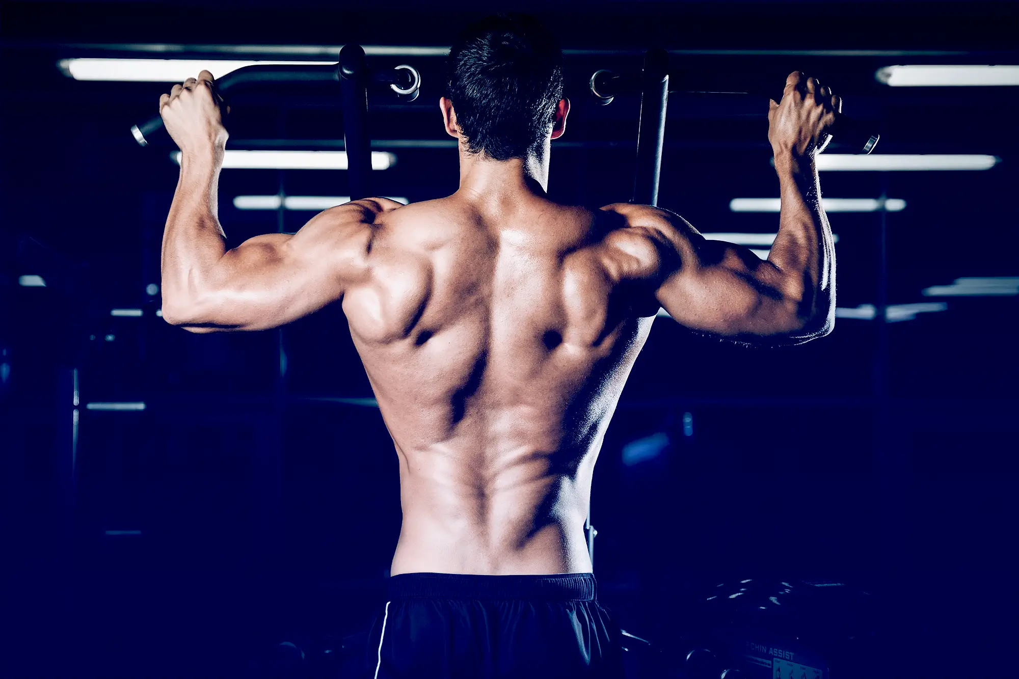 Man doing a pullup